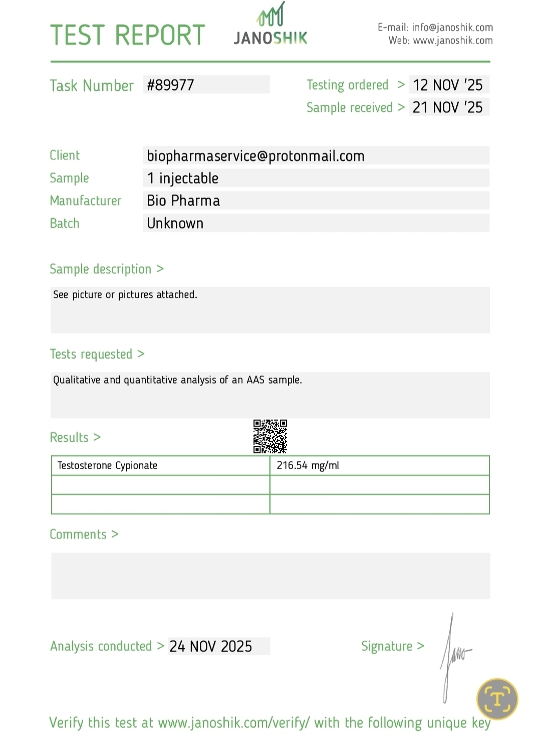 Testosterone Cypionate 200mg (10ml) - Image 2